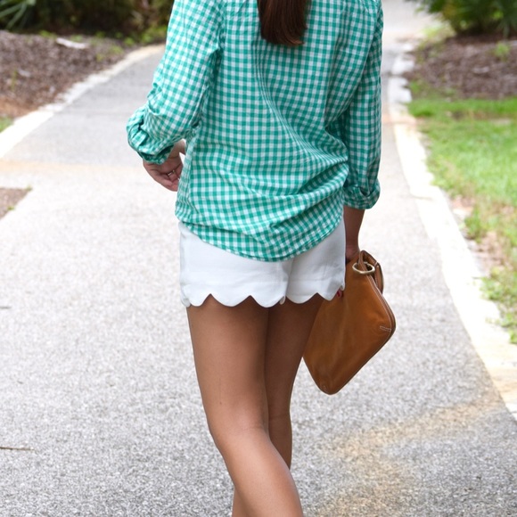 (J. Crew) scallop shorts - Picture 2 of 5